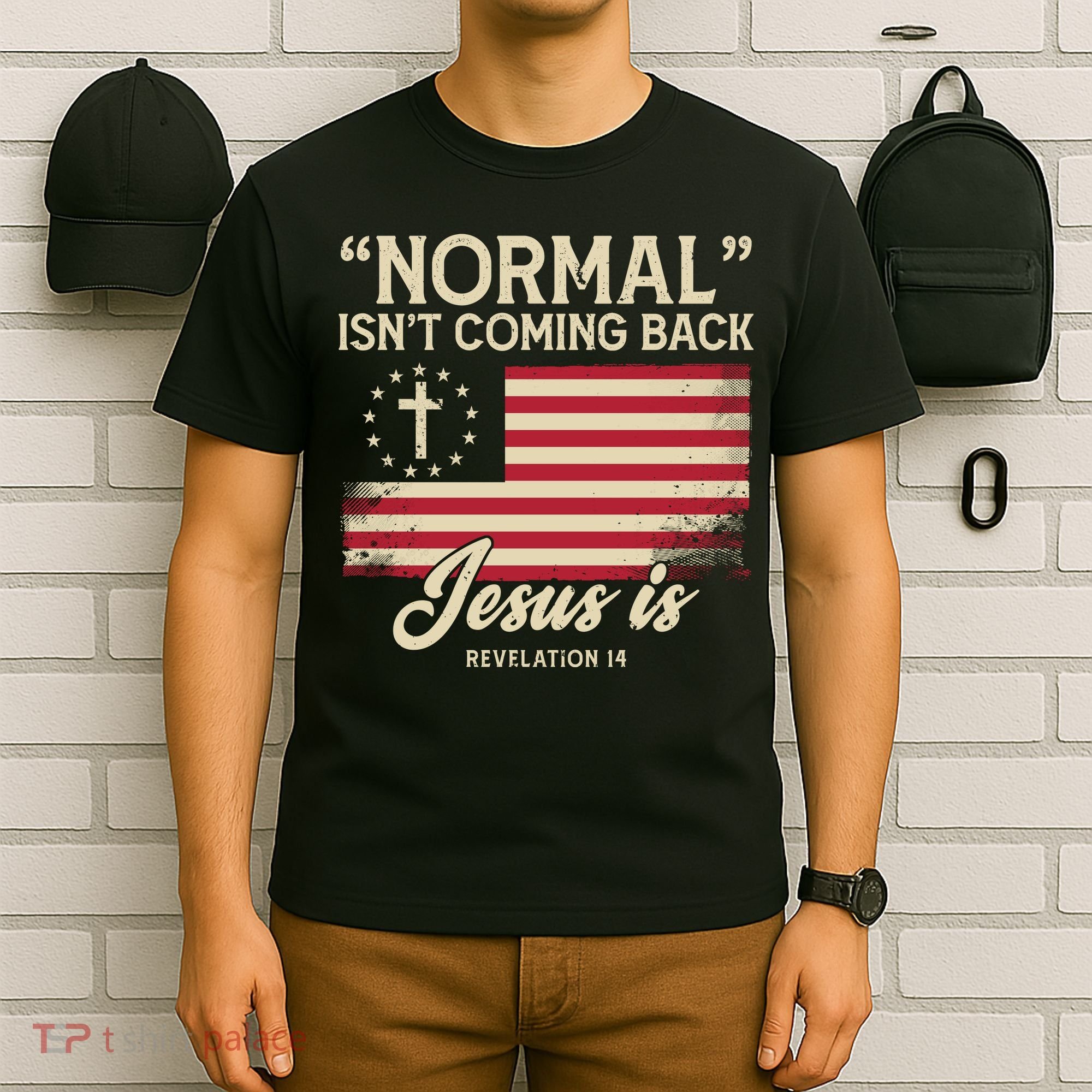 Normal Isnt Coming Back Jesus Is Christian T-Shirt