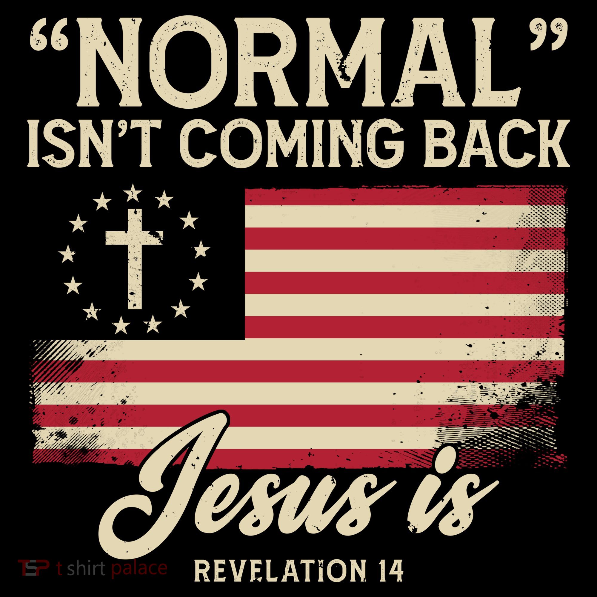 Normal Isnt Coming Back Jesus Is Christian T-Shirt