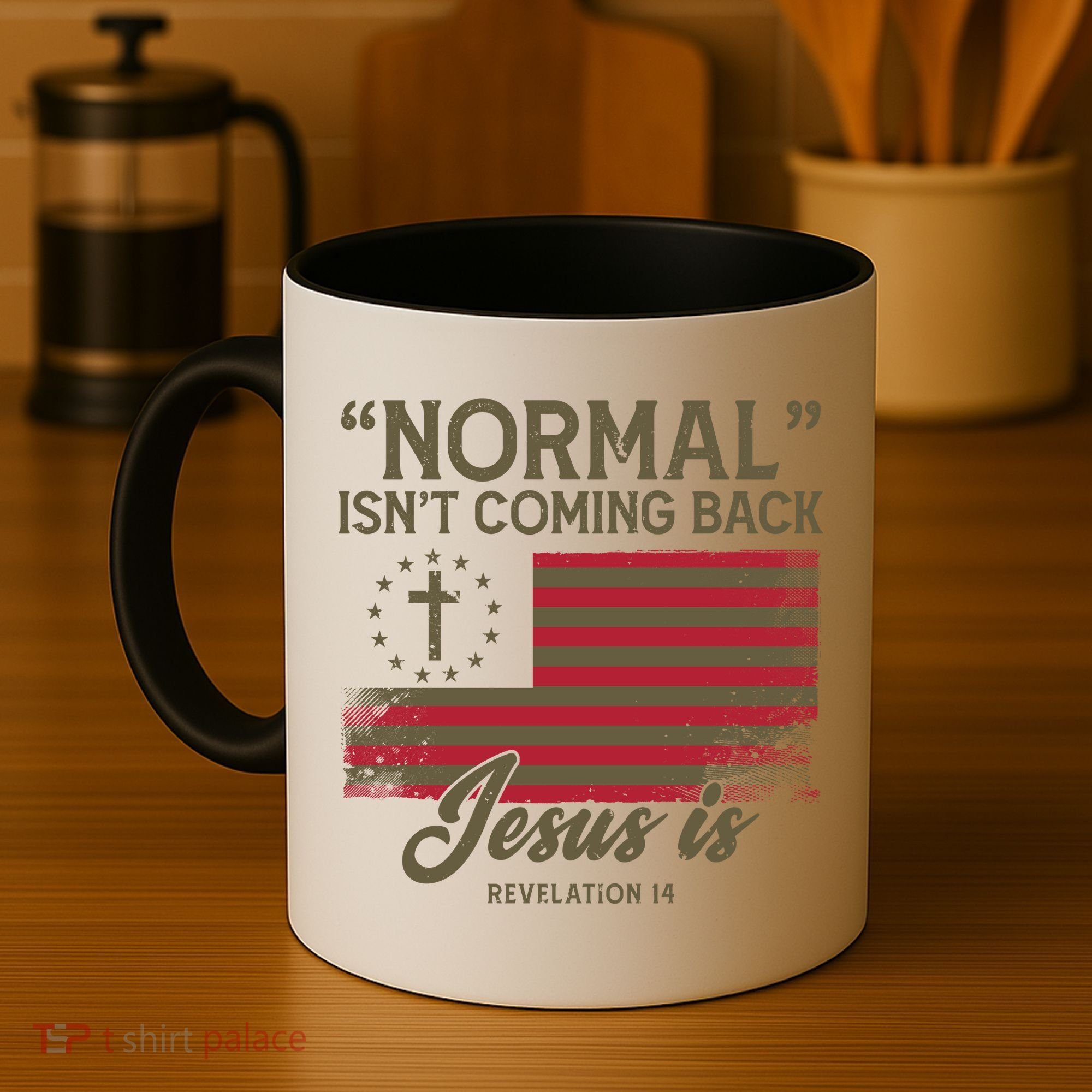 Normal Isnt Coming Back Jesus Is Christian Coffee Mug