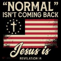 Normal Isnt Coming Back Jesus Is Christian Baby Bodysuit thumb 2