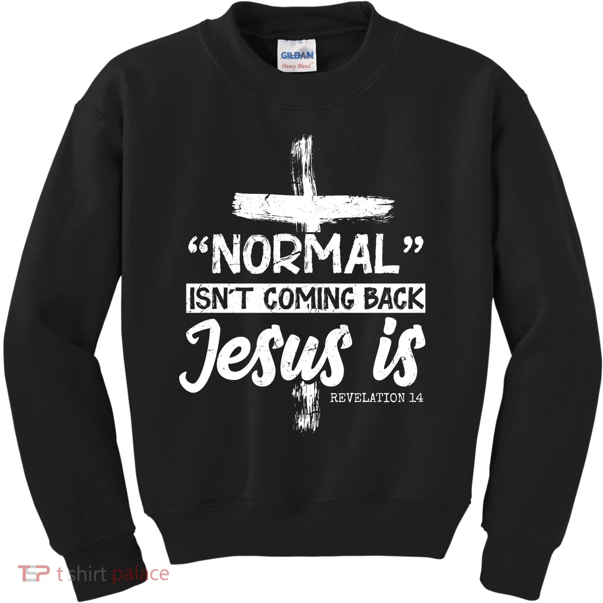 Normal Isn't Coming Back Jesus Is Kids Sweatshirt