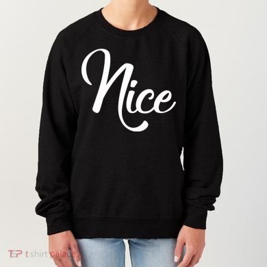 Nice Christmas Couples Naughty and Nice Women's Sweatshirt