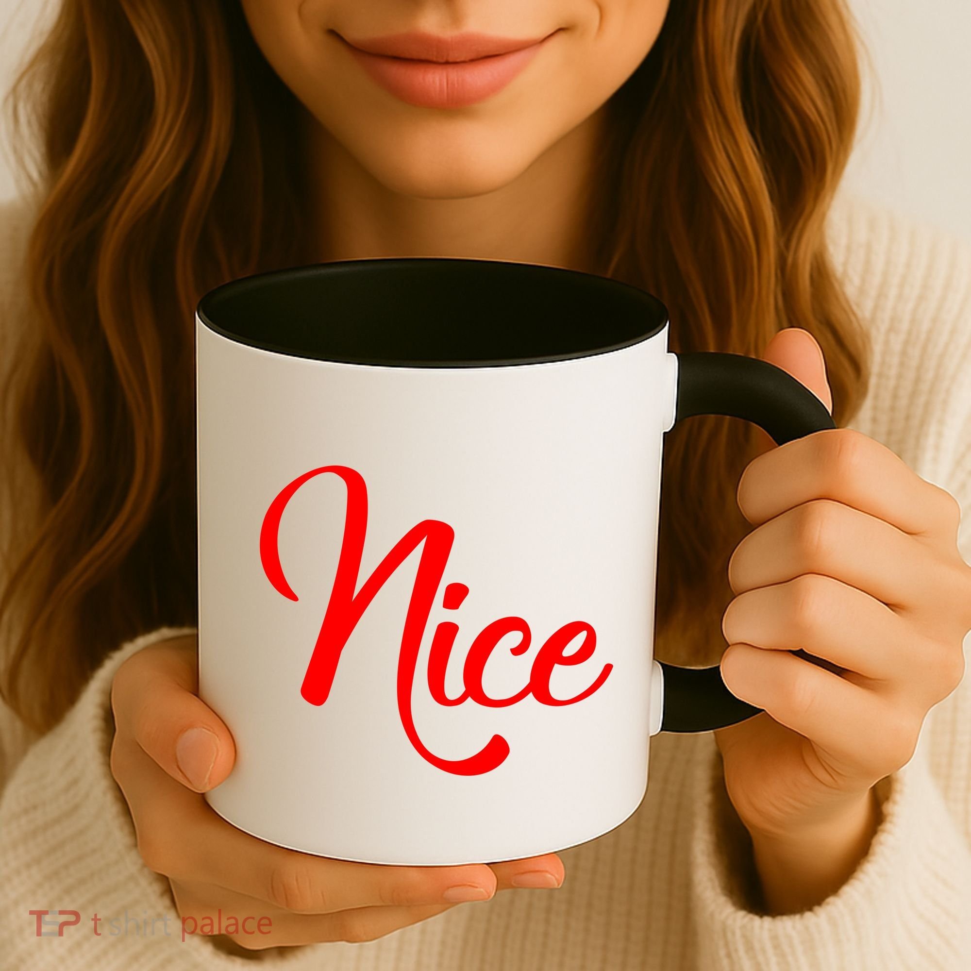 Nice Christmas Couples Naughty and Nice Coffee Mug