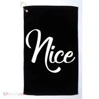 Nice Christmas Couples Naughty and Nice Golf Towel thumb 0
