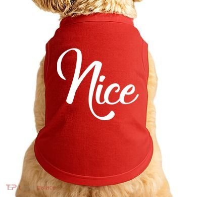Nice Christmas Couples Naughty and Nice Doggie Tank