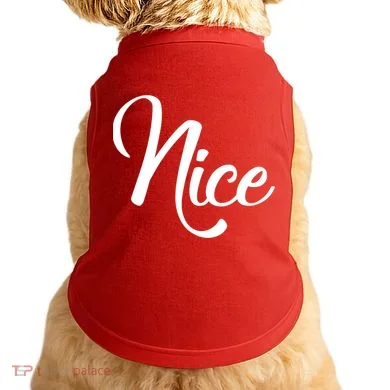 Nice Christmas Couples Naughty and Nice Doggie Tank