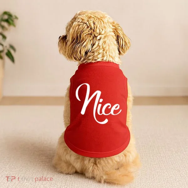Nice Christmas Couples Naughty and Nice Doggie Tank