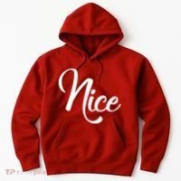 Nice Christmas Couples Naughty and Nice Hoodie thumb 0