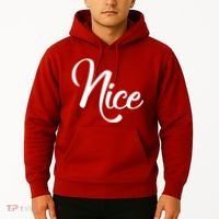 Nice Christmas Couples Naughty and Nice Hoodie thumb 2