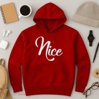 Nice Christmas Couples Naughty and Nice Hoodie thumb 3