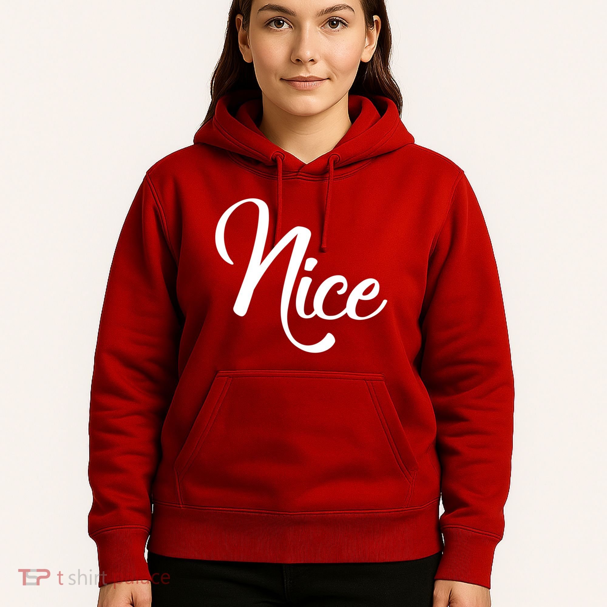 Nice Christmas Couples Naughty and Nice Hoodie