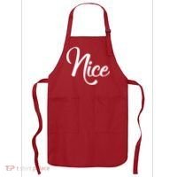 Nice Christmas Couples Naughty and Nice Apron thumb 0