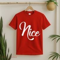 Nice Christmas Couples Naughty and Nice T-Shirt thumb 2