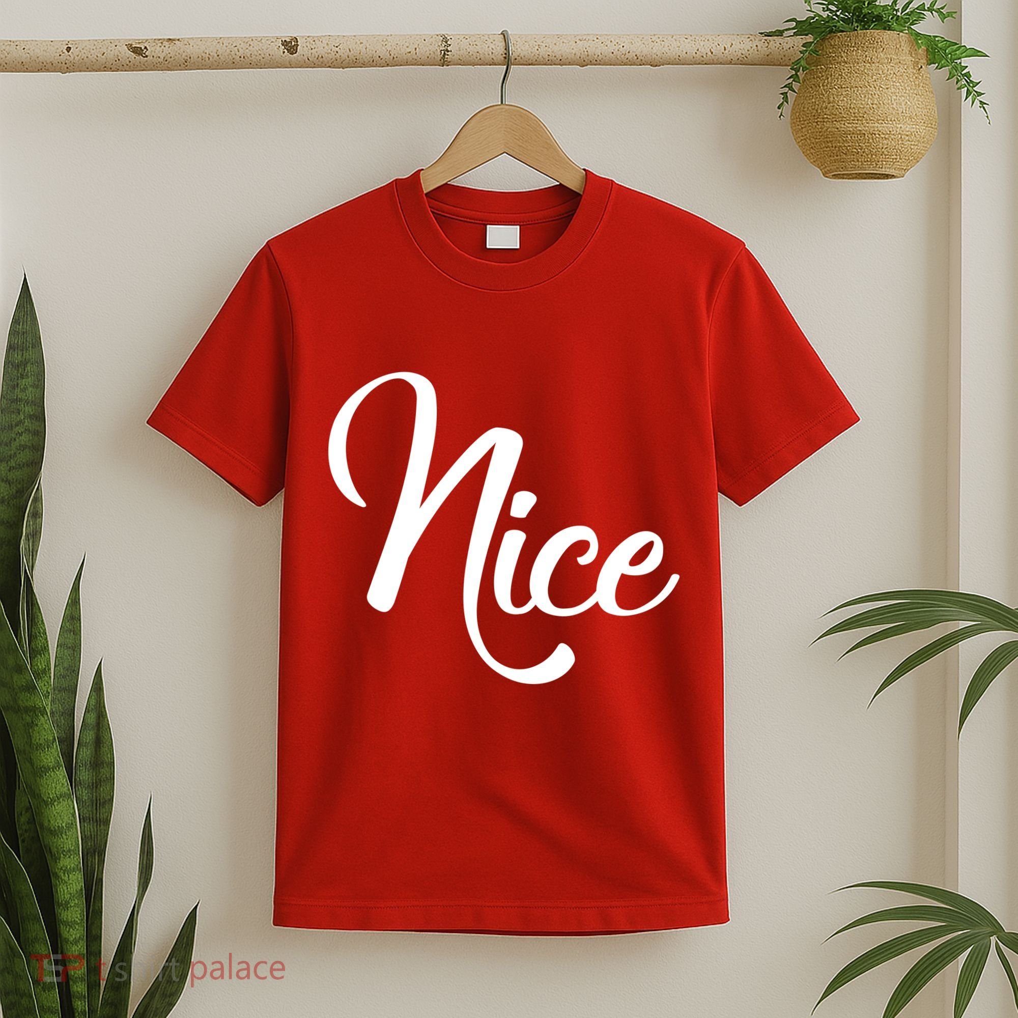 Nice Christmas Couples Naughty and Nice T-Shirt