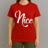 Nice Christmas Couples Naughty and Nice T-Shirt thumb 4
