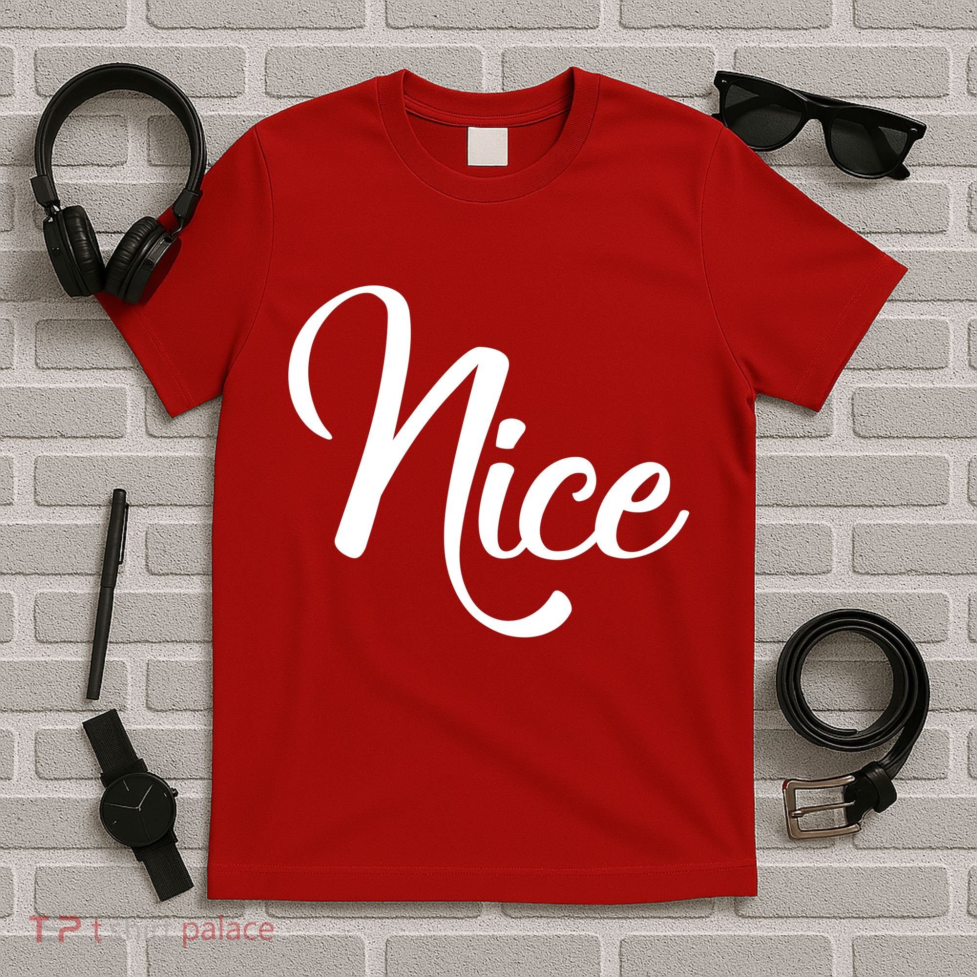 Nice Christmas Couples Naughty and Nice T-Shirt