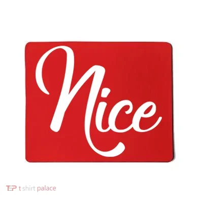 Nice Christmas Couples Naughty and Nice Mousepad