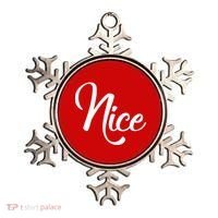 Nice Christmas Couples Naughty and Nice Ornament thumb 0