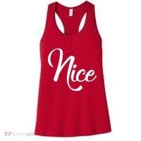 Nice Christmas Couples Naughty and Nice Women's Tank Top thumb 0