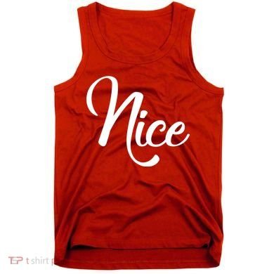 Nice Christmas Couples Naughty and Nice Tank Top