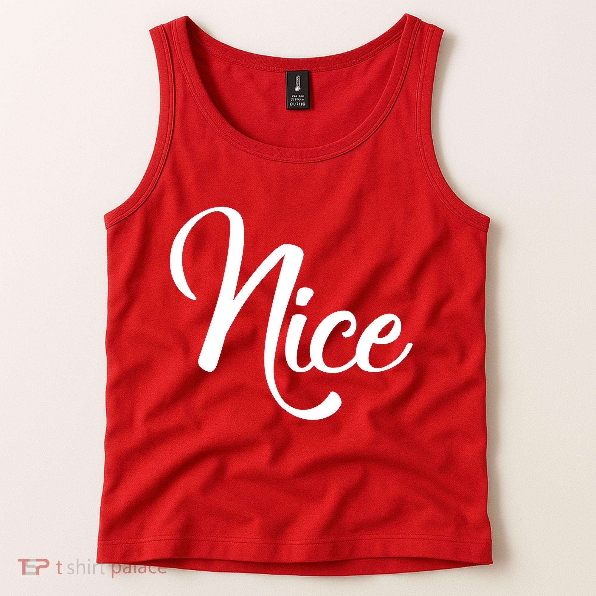 Nice Christmas Couples Naughty and Nice Tank Top