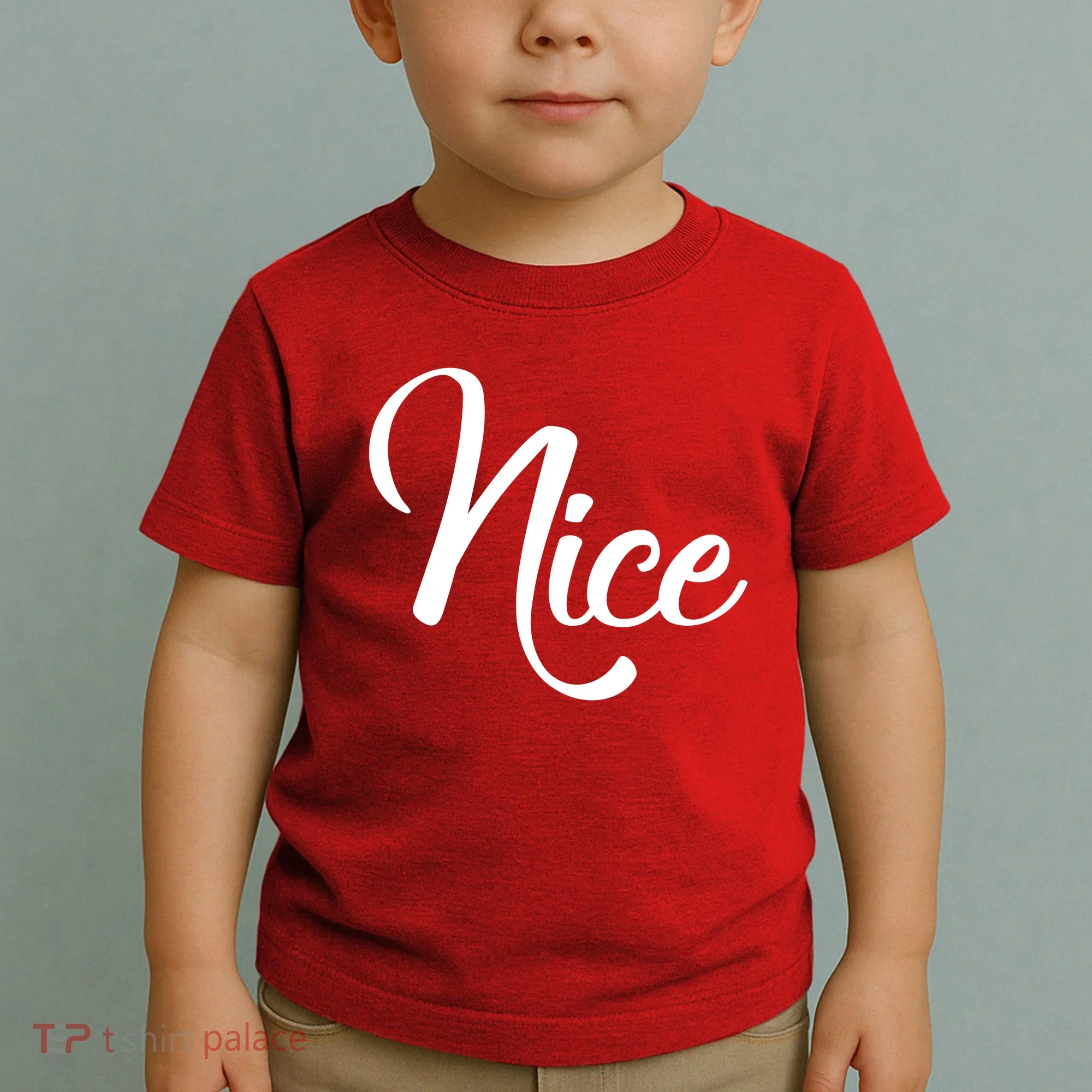 Nice Christmas Couples Naughty and Nice Toddler T-Shirt