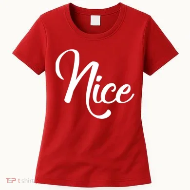 Nice Christmas Couples Naughty and Nice Women's T-Shirt
