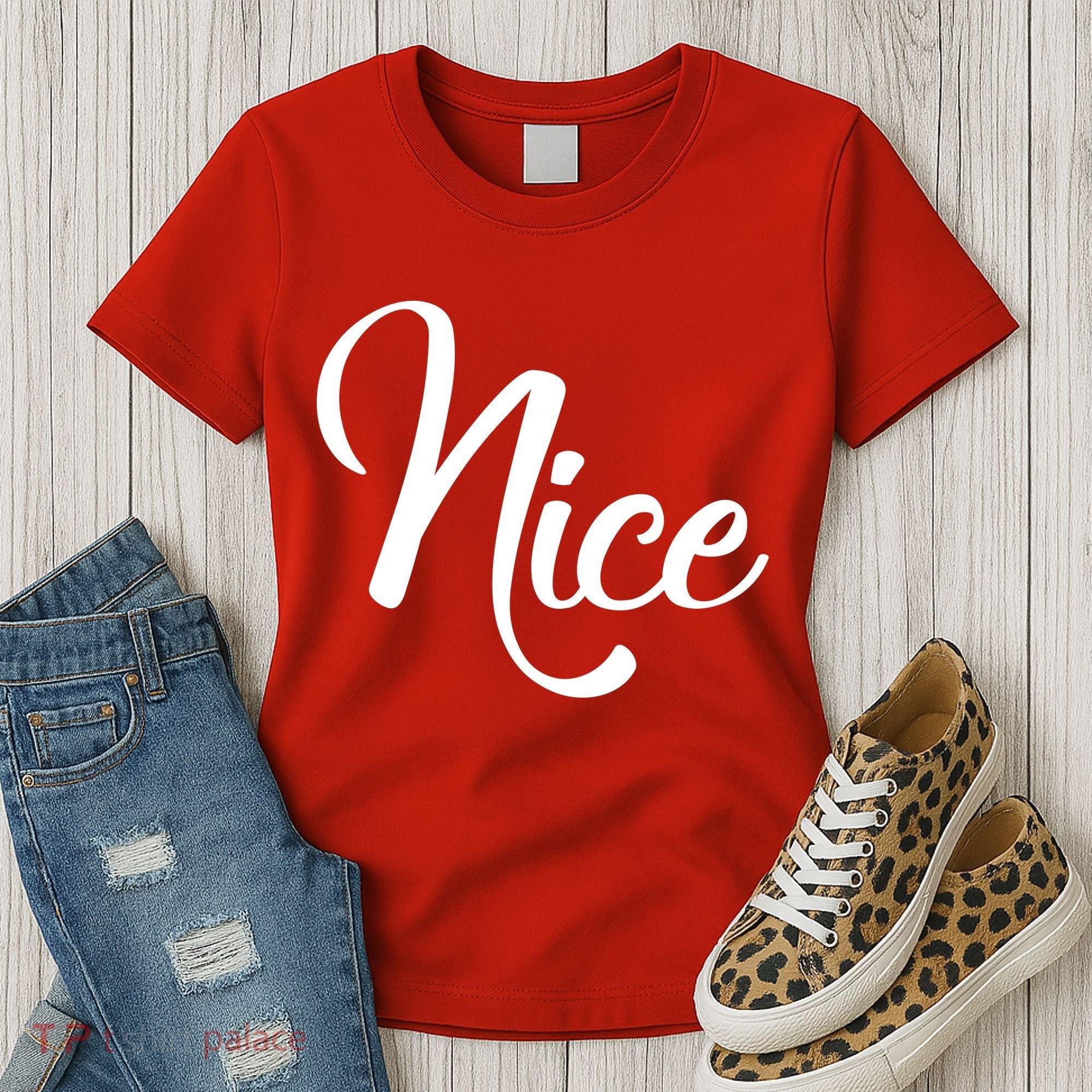 Nice Christmas Couples Naughty and Nice Women's T-Shirt
