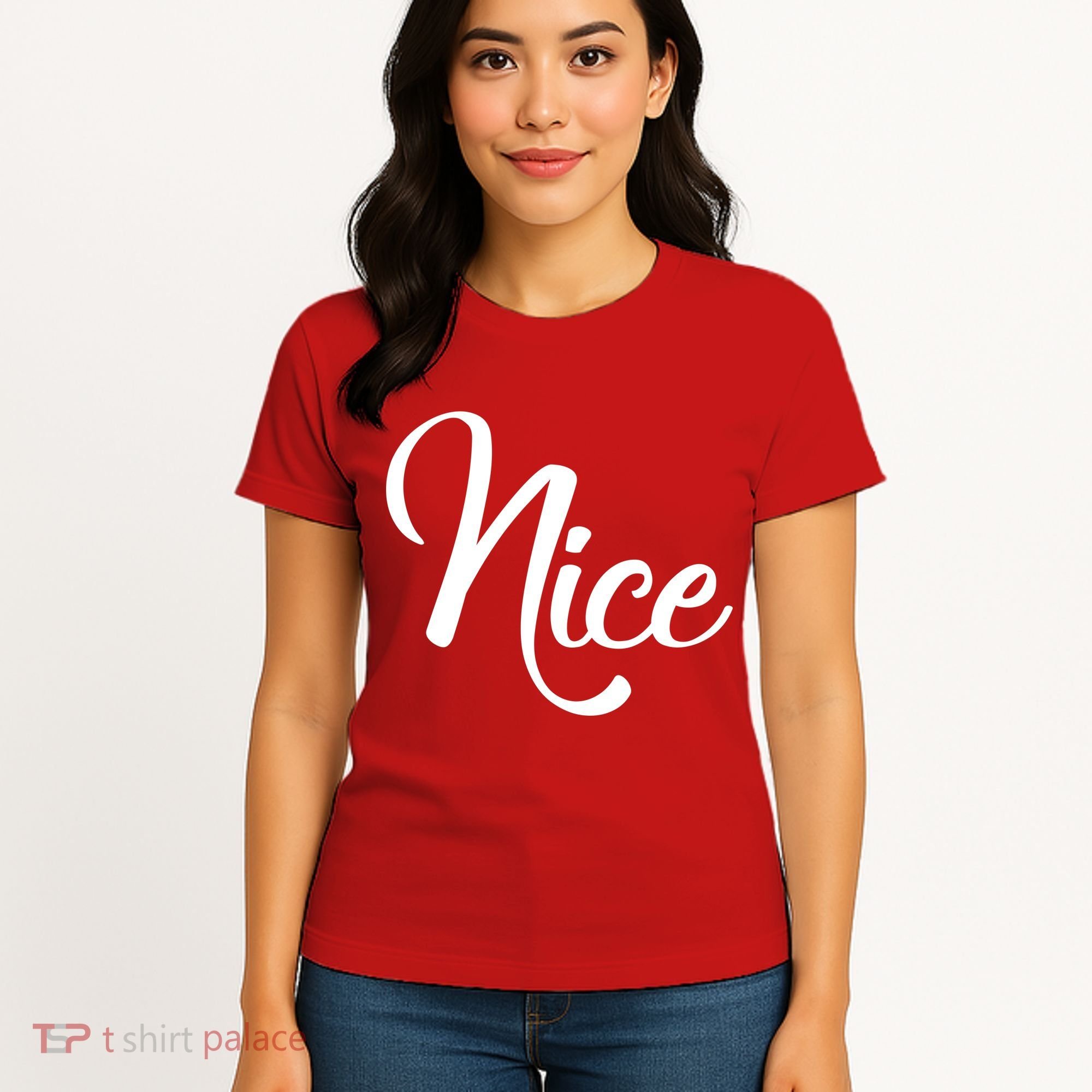 Nice Christmas Couples Naughty and Nice Women's T-Shirt