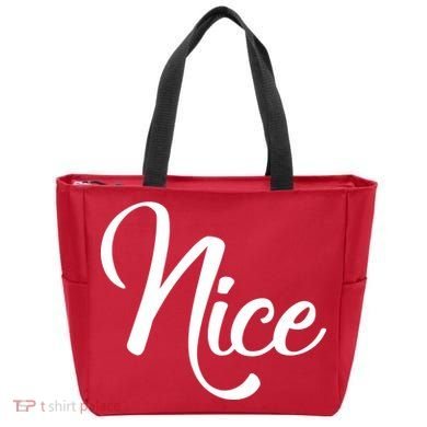 Nice Christmas Couples Naughty and Nice Tote Bag