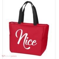 Nice Christmas Couples Naughty and Nice Tote Bag thumb 3
