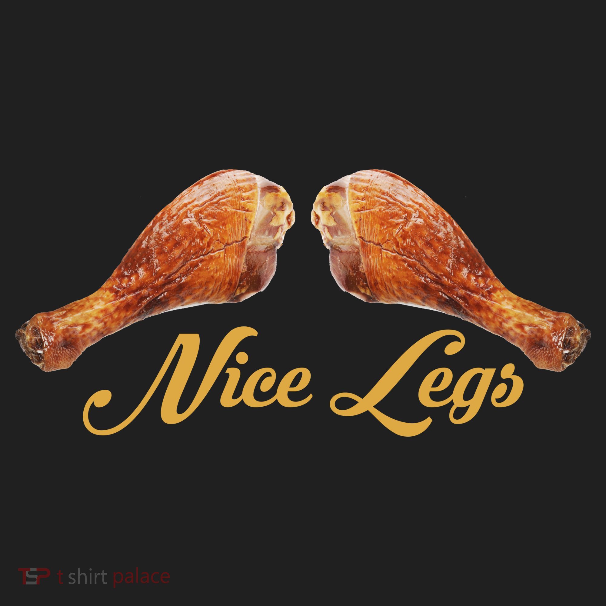 Nice Legs Funny Thanksgiving Turkey Golf Towel