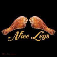 Nice Legs Funny Thanksgiving Turkey Kids Long Sleeve Shirt thumb 2