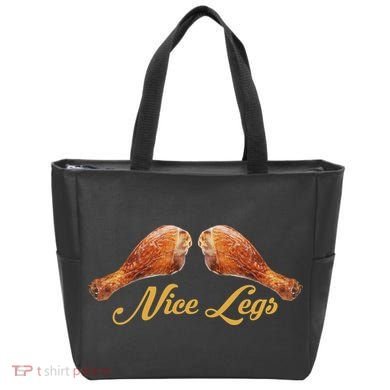 Nice Legs Funny Thanksgiving Turkey Tote Bag