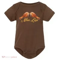 Nice Legs Funny Thanksgiving Turkey Baby Bodysuit thumb 0