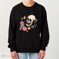 Now Im Down Bad Funny Skeleton Workout Gymer Women's Sweatshirt thumb 0