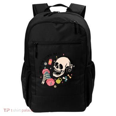 Now Im Down Bad Funny Skeleton Workout Gymer Backpack