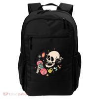 Now Im Down Bad Funny Skeleton Workout Gymer Backpack thumb 0