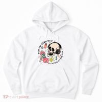 Now Im Down Bad Funny Skeleton Workout Gymer Hoodie thumb 0