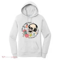 Now Im Down Bad Funny Skeleton Workout Gymer Women's Hoodie thumb 0