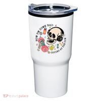Now Im Down Bad Funny Skeleton Workout Gymer Tumbler thumb 0