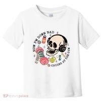 Now Im Down Bad Funny Skeleton Workout Gymer Toddler T-Shirt thumb 0