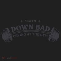 Now Im Down Bad Crying At The Gym Ttpd Album Women's Sweatshirt thumb 2