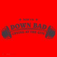 Now Im Down Bad Crying At The Gym Ttpd Album Santa Hat thumb 1