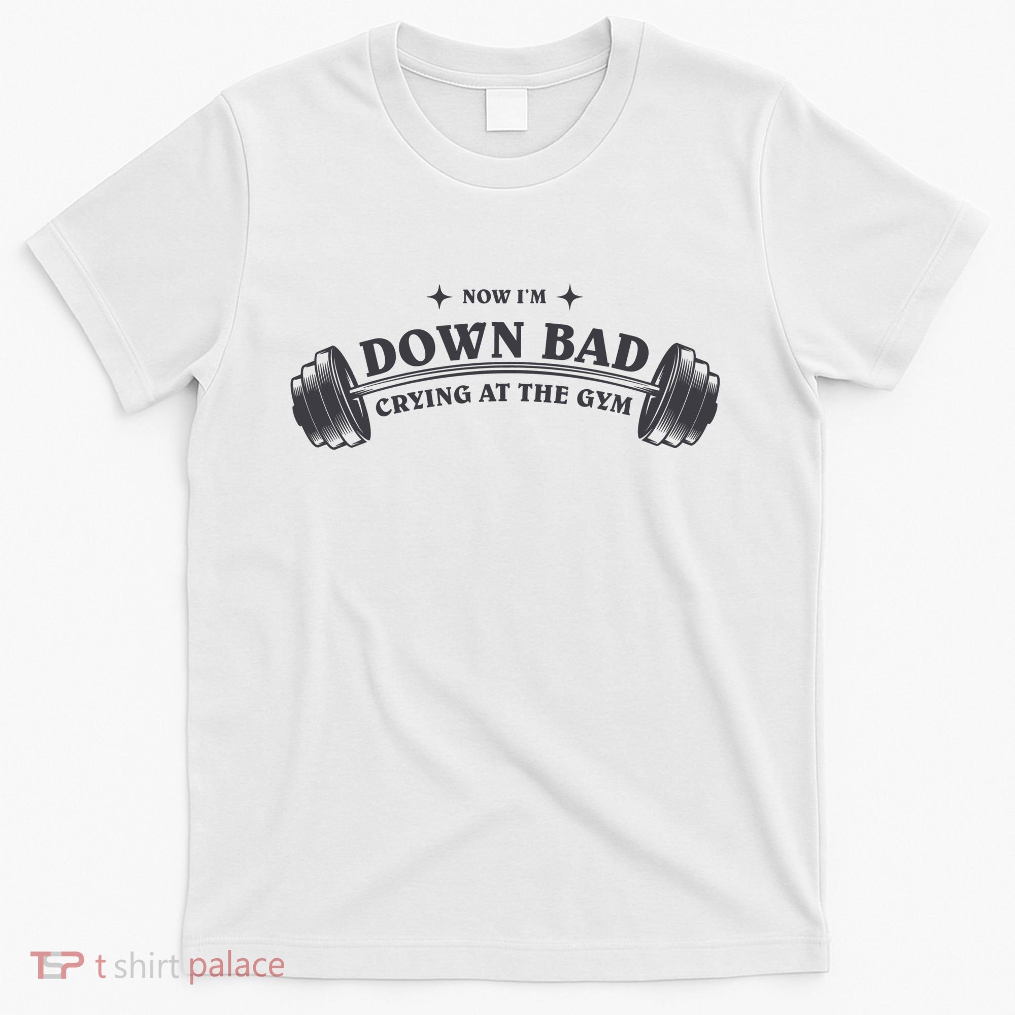 Now Im Down Bad Crying At The Gym Ttpd Album T-Shirt