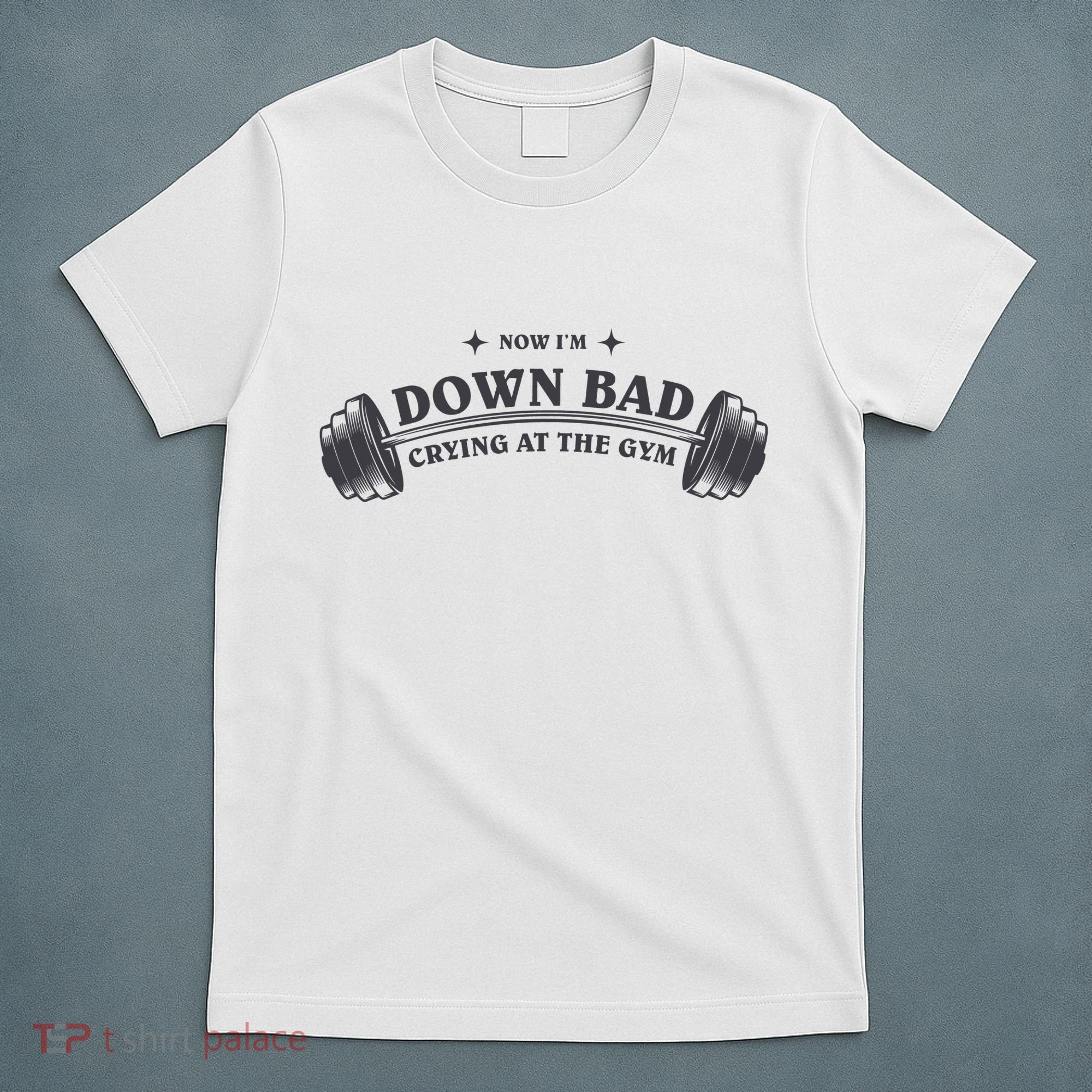 Now Im Down Bad Crying At The Gym Ttpd Album T-Shirt
