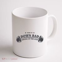 Now Im Down Bad Crying At The Gym Ttpd Album Coffee Mug thumb 1