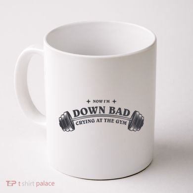 Now Im Down Bad Crying At The Gym Ttpd Album Coffee Mug