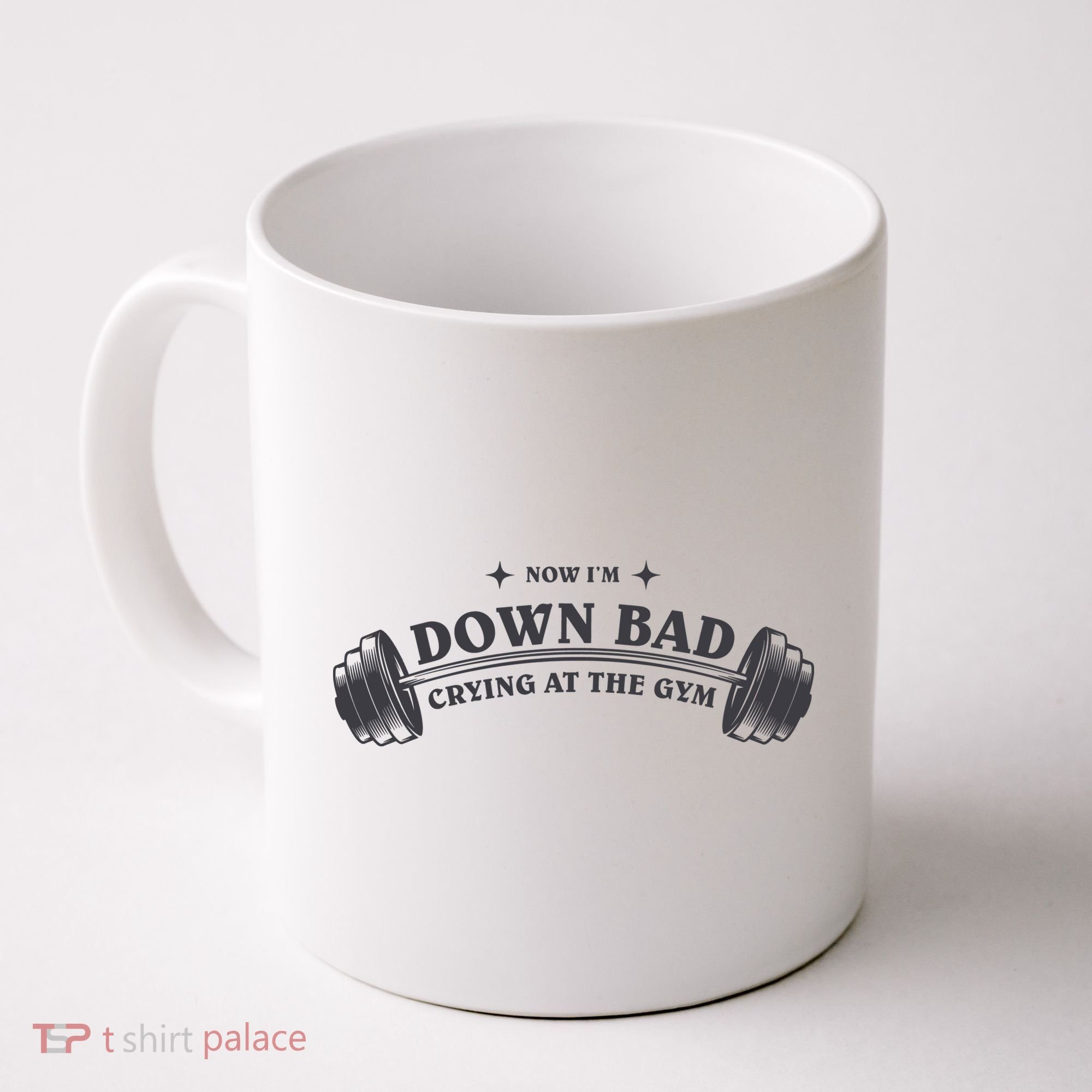 Now Im Down Bad Crying At The Gym Ttpd Album Coffee Mug
