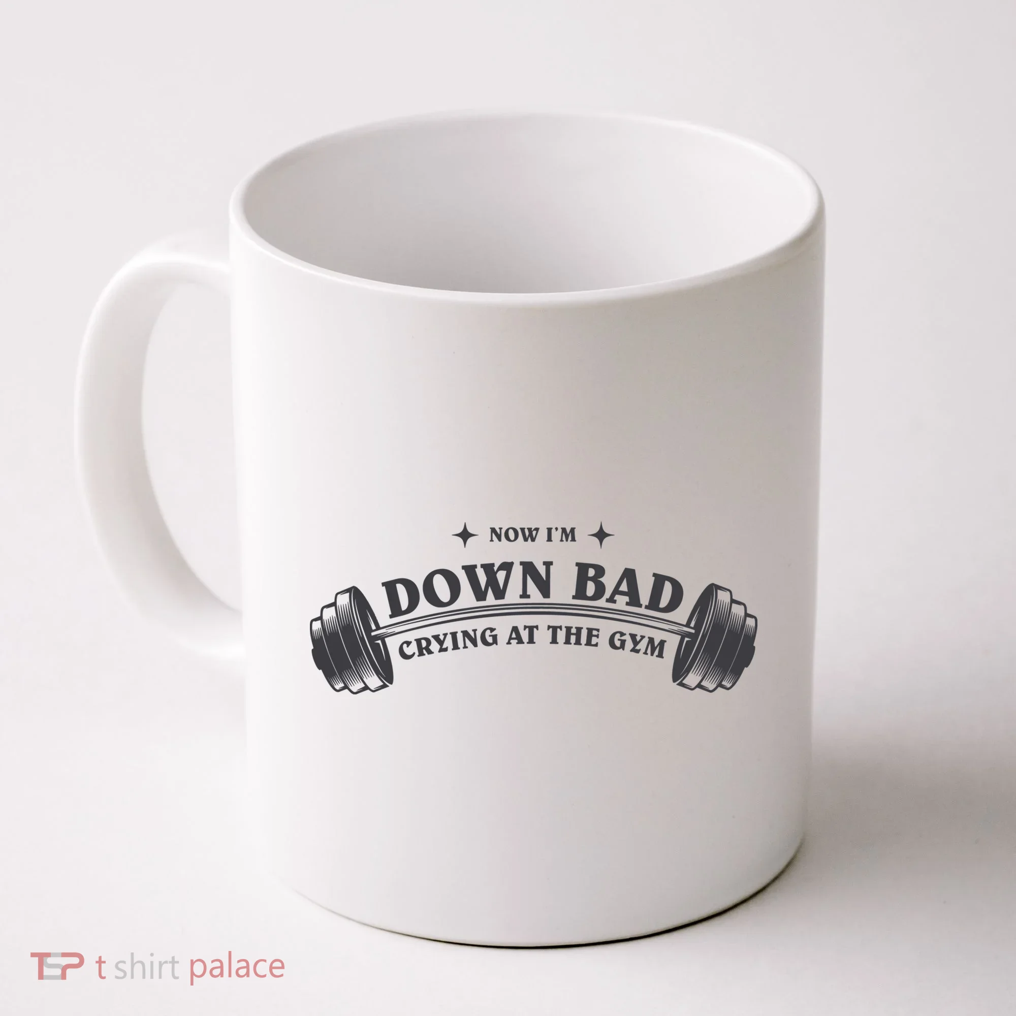 Now Im Down Bad Crying At The Gym Ttpd Album Coffee Mug